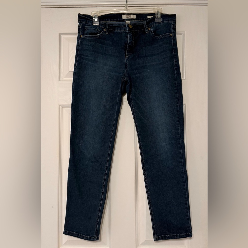 Vintage America Dark Blue Straight Leg Jeans